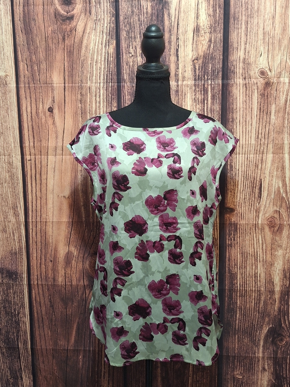 Banana Republic Floral Cap-Sleeve Top Womens Size Small!
